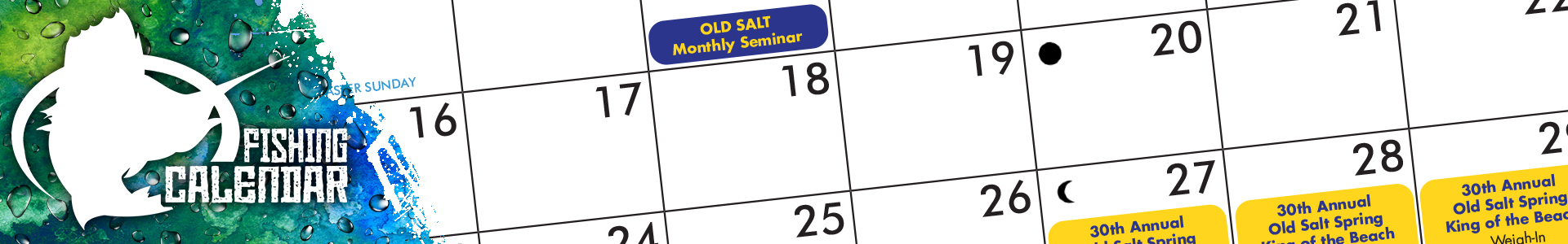 old salt fishing and events calendar